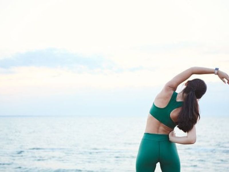 SEA beach yoga