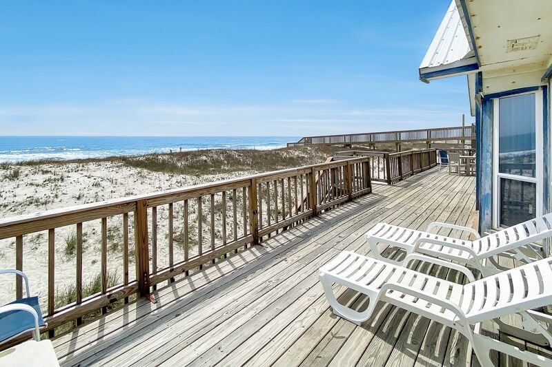 Views from the patio of a beach house in Anna Maria